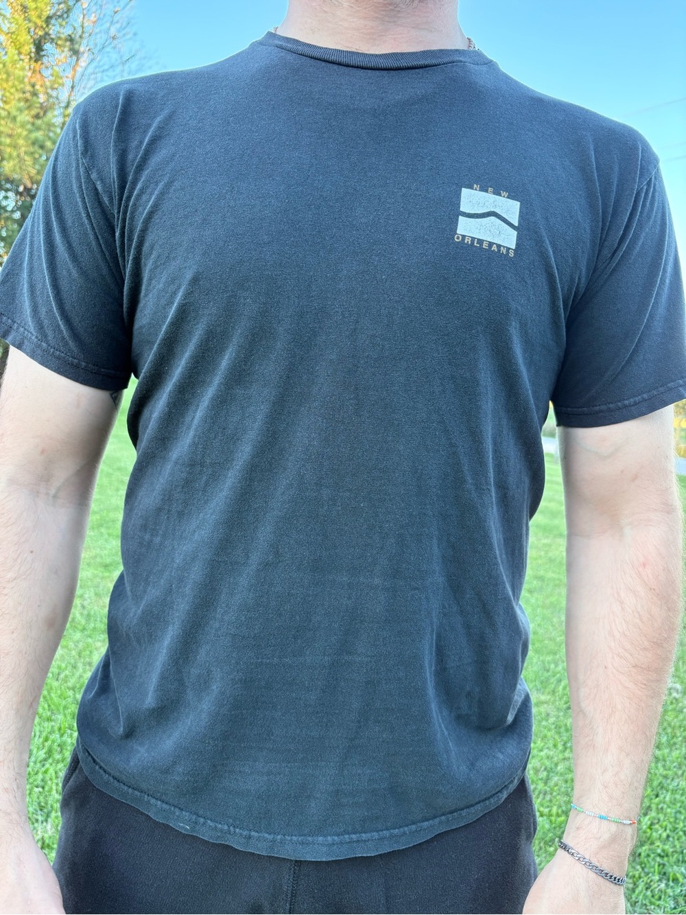 Vans Black New Orleans Back Graphic Tee